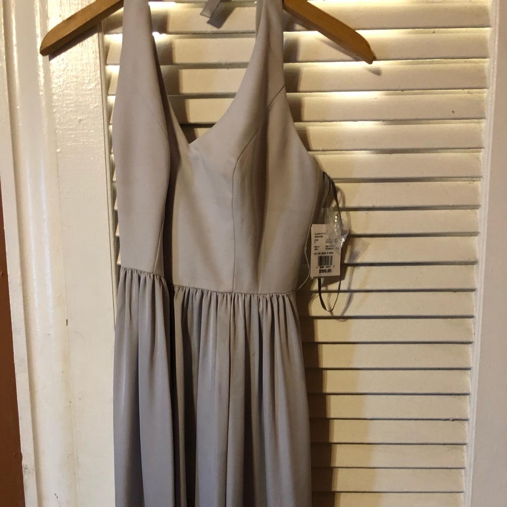Bridesmaids Dress, platinum size 0